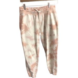 PINK Victoria's Secret  Tie-Dye Sweatpants in Pink and Cream